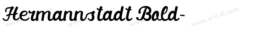 Hermannstadt Bold字体转换